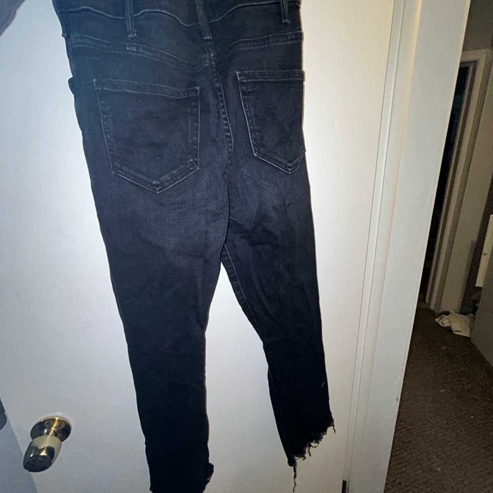 Black mother jeans from Anthropologie